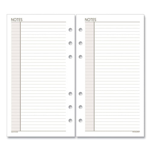 Notes Pages For Planners  8.5 X 5.5