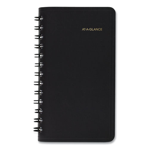 Weekly Planner, 4.5 X 2.5, Black Cover, 12-month (jan To Dec): 2023