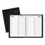 Two-person Group Daily Appointment Book, 11 X 8, Black Cover, 12-month (jan To Dec): 2023