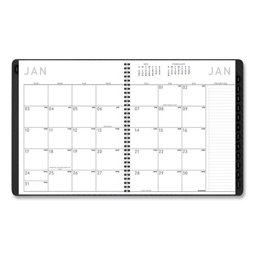 Contemporary Monthly Planner, Premium Paper, 11 X 9, Graphite Cover, 12-month (jan To Dec): 2023