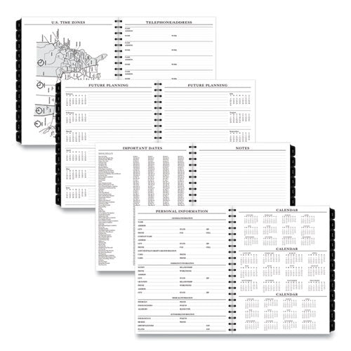 Executive Weekly/monthly Planner Refill With 15-minute Appointments, 11 X 8.25, White Sheets, 12-month (jan To Dec): 2023