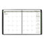 Recycled Weekly Vertical-column Format Appointment Book, 11 X 8.25, Black Cover, 12-month (jan To Dec): 2023