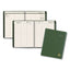 Recycled Weekly Vertical-column Format Appointment Book, 11 X 8.25, Green Cover, 12-month (jan To Dec): 2023