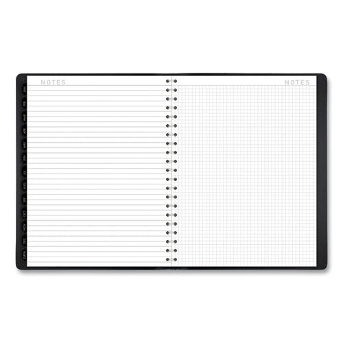 Contemporary Weekly/monthly Planner, Vertical-column Format, 11 X 8.25, Black Cover, 12-month (jan To Dec): 2023