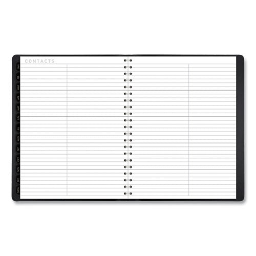 Contemporary Weekly/monthly Planner, Vertical-column Format, 11 X 8.25, Black Cover, 12-month (jan To Dec): 2023