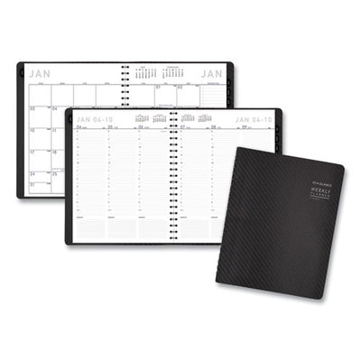 Contemporary Weekly/monthly Planner, Vertical-column Format, 11 X 8.25, Graphite Cover, 12-month (jan To Dec): 2023