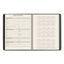 Recycled Weekly Vertical-column Format Appointment Book, 8.75 X 7, Black Cover, 12-month (jan To Dec): 2023