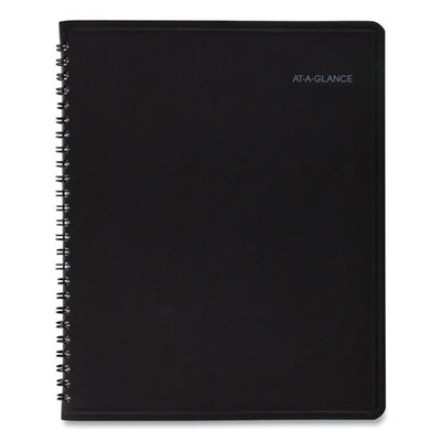 Quicknotes Monthly Planner, 8.75 X 7, Black Cover, 12-month (jan To Dec): 2023