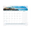 Landscape Panoramic Desk Pad, Landscapes Photography, 22 X 17, White Sheets, Clear Corners, 12-month (jan-dec): 2023