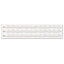 Wallmates Self-adhesive Dry Erase Monthly Planning Surfaces, 18 X 12, White/gray/orange Sheets, Undated