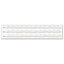 Wallmates Self-adhesive Dry Erase Monthly Planning Surfaces, 36 X 24, White/gray/orange Sheets, Undated