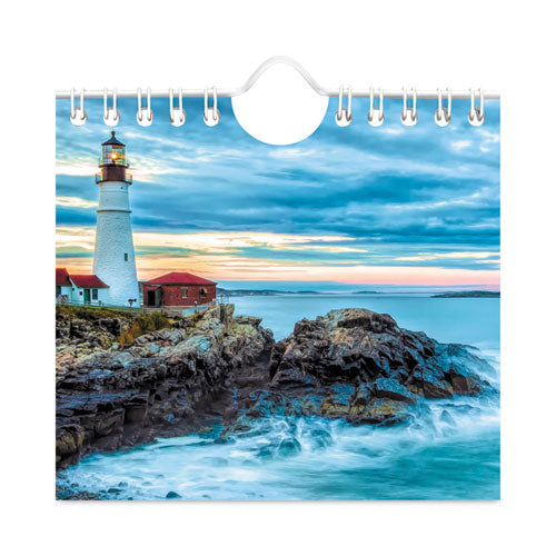 Scenic Three-month Wall Calendar, Scenic Landscape Photography, 12 X 27, White Sheets, 14-month (dec To Jan): 2022 To 2024