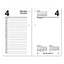 Desk Calendar Refill, 3.5 X 6, White Sheets, 2023