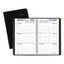 Dayminder Block Format Weekly Appointment Book, 8.5 X 5.5, Black Cover, 12-month (jan To Dec): 2023