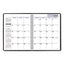 Dayminder Monthly Planner With Notes Column, Ruled Blocks, 8.75 X 7, Black Cover, 12-month (jan To Dec): 2023