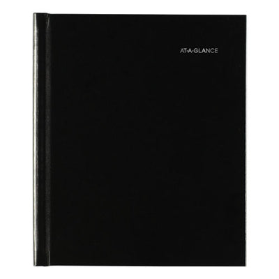 Dayminder Hard-cover Monthly Planner With Memo Section, 8.5 X 7, Black Cover, 12-month (jan To Dec): 2023