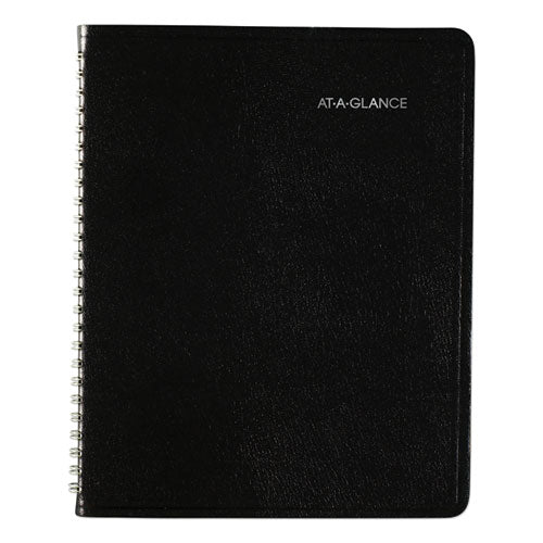 Dayminder Open-schedule Weekly Appointment Book, 8.75 X 7, Black Cover, 12-month (jan To Dec): 2023