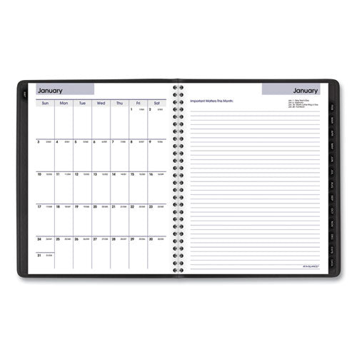 Dayminder Executive Weekly/monthly Refillable Planner, 8.75 X 7, Black Cover, 12-month (jan To Dec): 2023