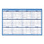 Horizontal Reversible/erasable Wall Planner, 36 X 24, White/blue Sheets, 12-month (jan To Dec): 2023