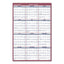 Vertical/horizontal Wall Calendar, 24 X 36, White/blue/red Sheets, 12-month (jan To Dec): 2023