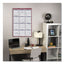 Vertical/horizontal Wall Calendar, 24 X 36, White/blue/red Sheets, 12-month (jan To Dec): 2023