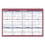 Vertical/horizontal Wall Calendar, 24 X 36, White/blue/red Sheets, 12-month (jan To Dec): 2023