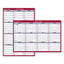 Erasable Vertical/horizontal Wall Planner, 24 X 36, White/blue/red Sheets, 12-month (jan To Dec): 2023