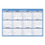 Horizontal Reversible/erasable Wall Planner, 48 X 32, White/blue Sheets, 12-month (jan To Dec): 2023