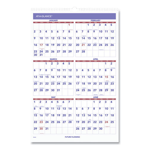 Monthly Wall Calendar With Ruled Daily Blocks, 15.5 X 22.75, White Sheets, 12-month (jan To Dec): 2023
