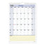 Quicknotes Wall Calendar, 12 X 17, White/blue/yellow Sheets, 12-month (jan To Dec): 2023