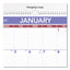 Erasable Wall Calendar, 15.5 X 22.75, White Sheets, 12-month (jan To Dec): 2023