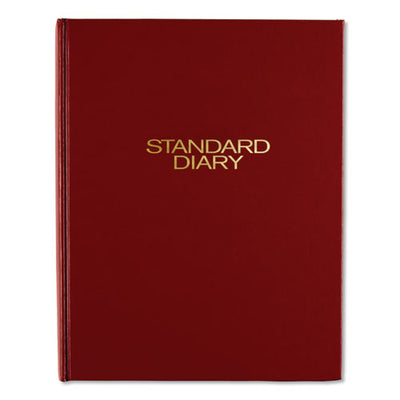 Standard Diary Daily Diary, 2023 Edition, Medium/college Rule, Red Cover, 9.5 X 7.5, 200 Sheets