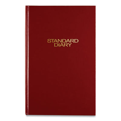 Standard Diary Daily Diary, 2023 Edition, Wide/legal Rule, Red Cover, 12 X 7.75, 200 Sheets