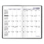 Dayminder Pocket-sized Monthly Planner, Unruled Blocks, 6 X 3.5, Black Cover, 14-month (dec To Jan): 2022 To 2024