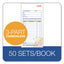 3-part Sales Book, Three-part Carbonless, 3.25 X 7.13, 50 Forms Total