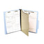 Colorlife Presstex Classification Folders, 2" Expansion, 1 Divider, 4 Fasteners, Letter Size, Executive Red Exterior, 10/box