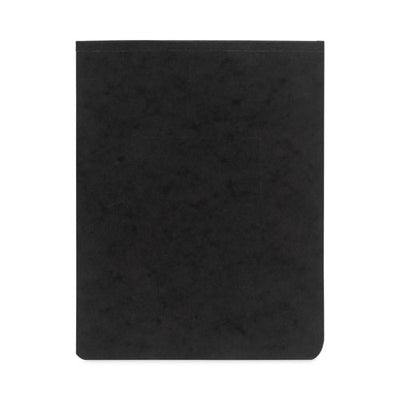 Presstex Report Cover With Tyvek Reinforced Hinge, Top Bound, Two-piece Prong Fastener, 2" Capacity, 8.5 X 11, Black/black