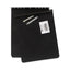 Presstex Report Cover With Tyvek Reinforced Hinge, Top Bound, Two-piece Prong Fastener, 2" Capacity, 8.5 X 11, Black/black