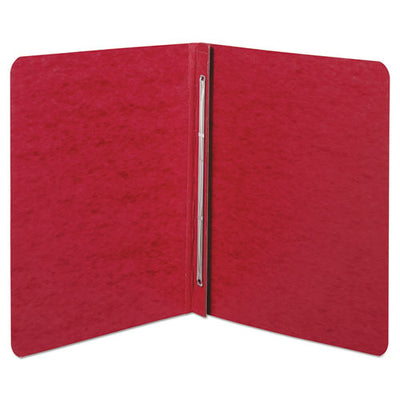 Pressboard Report Cover With Tyvek Reinforced Hinge, Two-piece Prong Fastener, 3" Capacity, 8.5 X 11, Executive Red