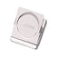 Magnetic Clip, 1" Jaw Capacity, Silver, 12/pack
