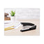 Inpower Spring-powered Desktop Stapler With Antimicrobial Protection, 28-sheet Capacity, Black/silver