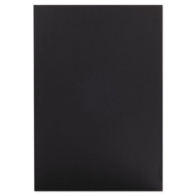 Foam Board, Cfc-free Polystyrene, 20 X 30, Black Surface And Core, 10/carton