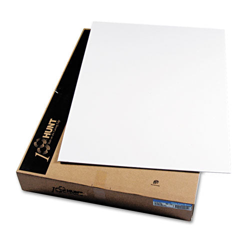Foam Board, Cfc-free Polystyrene, 30 X 40, White Surface And Core, 25/carton