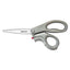 E-z Open Box Opener Stainless Steel Shears, 8" Long, 3.25" Cut Length, Gray Offset Handle