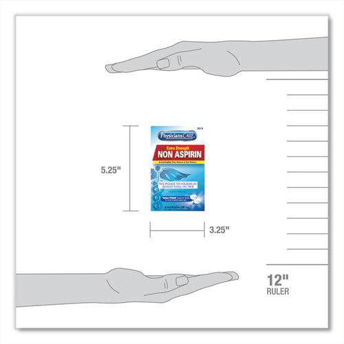 Non Aspirin Acetaminophen Medication, Two-pack, 50 Packs/box