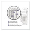 Atr480 Time Clock And Accessories Bundle, Digital Display, White/charcoal