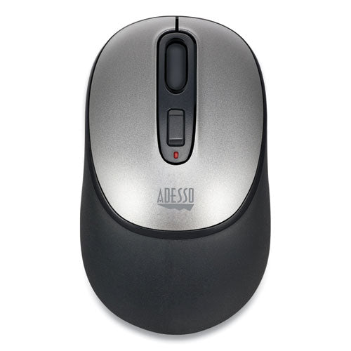 Imouse A10 Antimicrobial Wireless Mouse, 2.4 Ghz Frequency/30 Ft Wireless Range, Left/right Hand Use, Black/silver