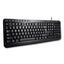 Akb132ub 118-key Mm Desktop Usb Keyboard, Black