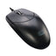 Three-button Desktop Optical Scroll Usb Mouse, Usb 2.0, Left/right Hand Use, Black
