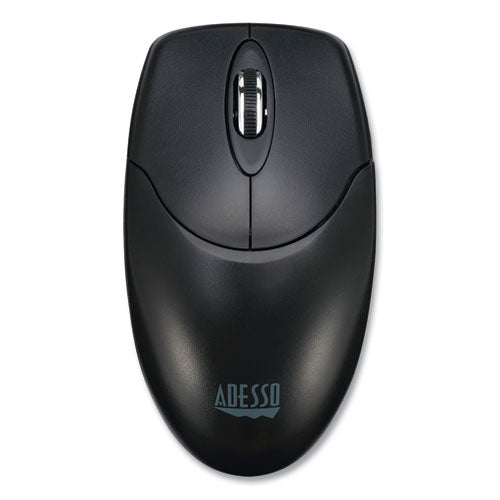 Imouse M60 Antimicrobial Wireless Mouse, 2.4 Ghz Frequency/30 Ft Wireless Range, Left/right Hand Use, Black